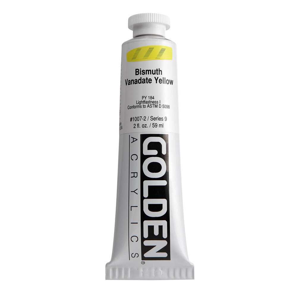 Golden Heavy Body Acrylic Tube 2oz Bismuth Vanadate Yellow